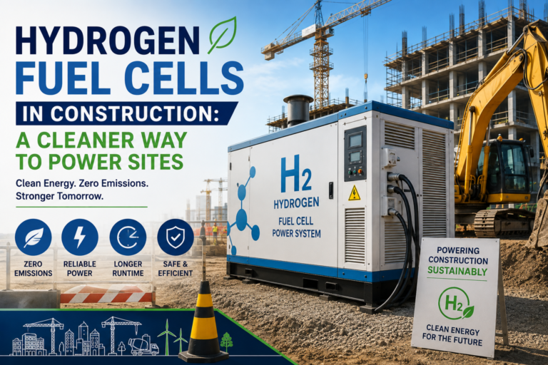 Hydrogen Fuel Cells in Construction: A Cleaner Way to Power Sites