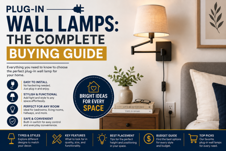 Plug-In Wall Lamps: The Complete Buying Guide